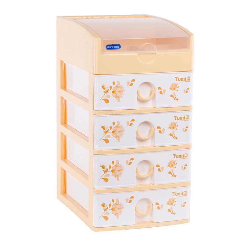 [HCM]Tủ nhựa Duy Tân TOMI A4 5 tầng (trắng) chuyên dụng đựng vừa khổ giấy A4