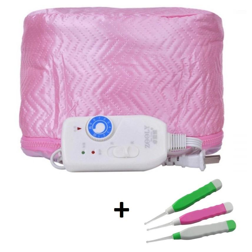 Mũ hấp tóc cá nhân 9 mức nhiệt+ Tặng 01 lấy ráy tai có đèn