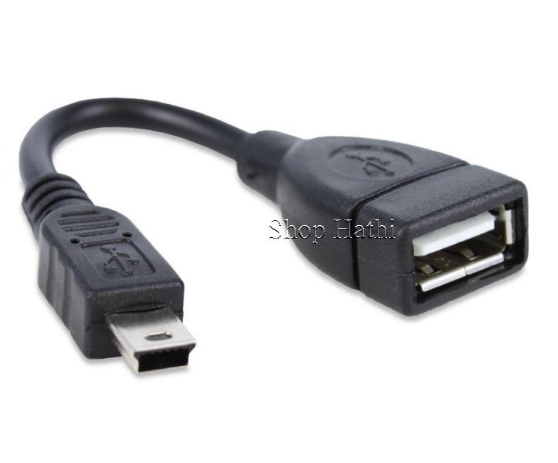 Cáp mini usb otg