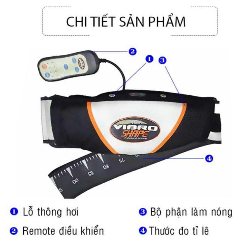Máy matxa bụng nào tốt Đai Vibro cao cấp, giúp làm thon các bộ phận mông, đùi, bụng,….nhanh chóng hiệu quả,, bảo hành 1 đổi 1 bởi Bình An Shop Mẫu SP 111