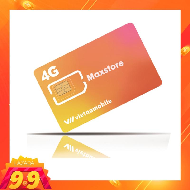 SIM 3G/4G VietnamMobile Tặng 120GB mỗi Tháng̣ có ngay 20k trong tài khoản chính max data không cần nạp tiền từ maxstore.