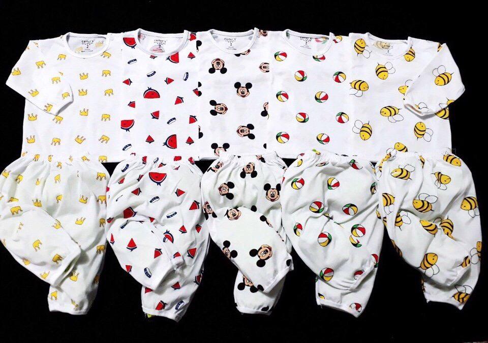 5 bộ quần áo trẻ em dưa hấu cho bé 4-15kg