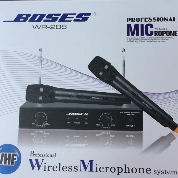 Micro không dây BOSES dành cho dàn karaoke gia đình hát chuẩn