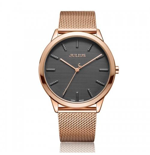 Đồng hồ nam ja-982me julius hàn quốc dây thép