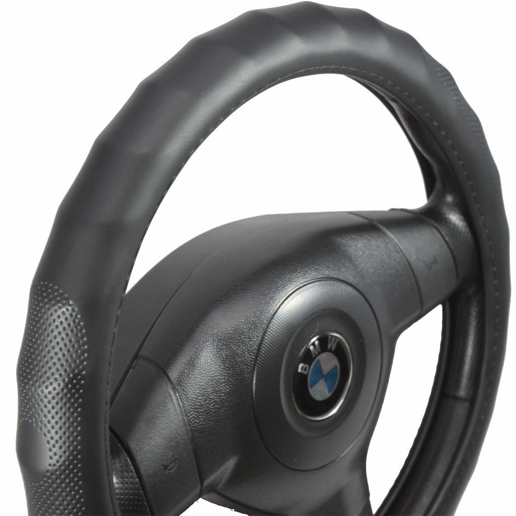 < XẢ KHO GIÁ SỐC > Bọc ốp vô lăng xe ô tô da cao cấp vô lăng màu đen 5575