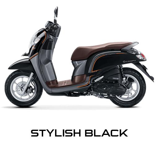 Xe tay ga Honda Scoopy 2018 nhập khẩu indo - Đen xám