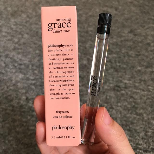 [HCM]Nước hoa mini nữ Amazing Grace ballet rose - philosophy