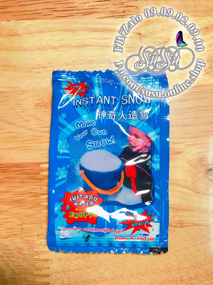 Slime Nguyên liệu làm Slime Combo 5 bịch tuyết xanh bông bạc