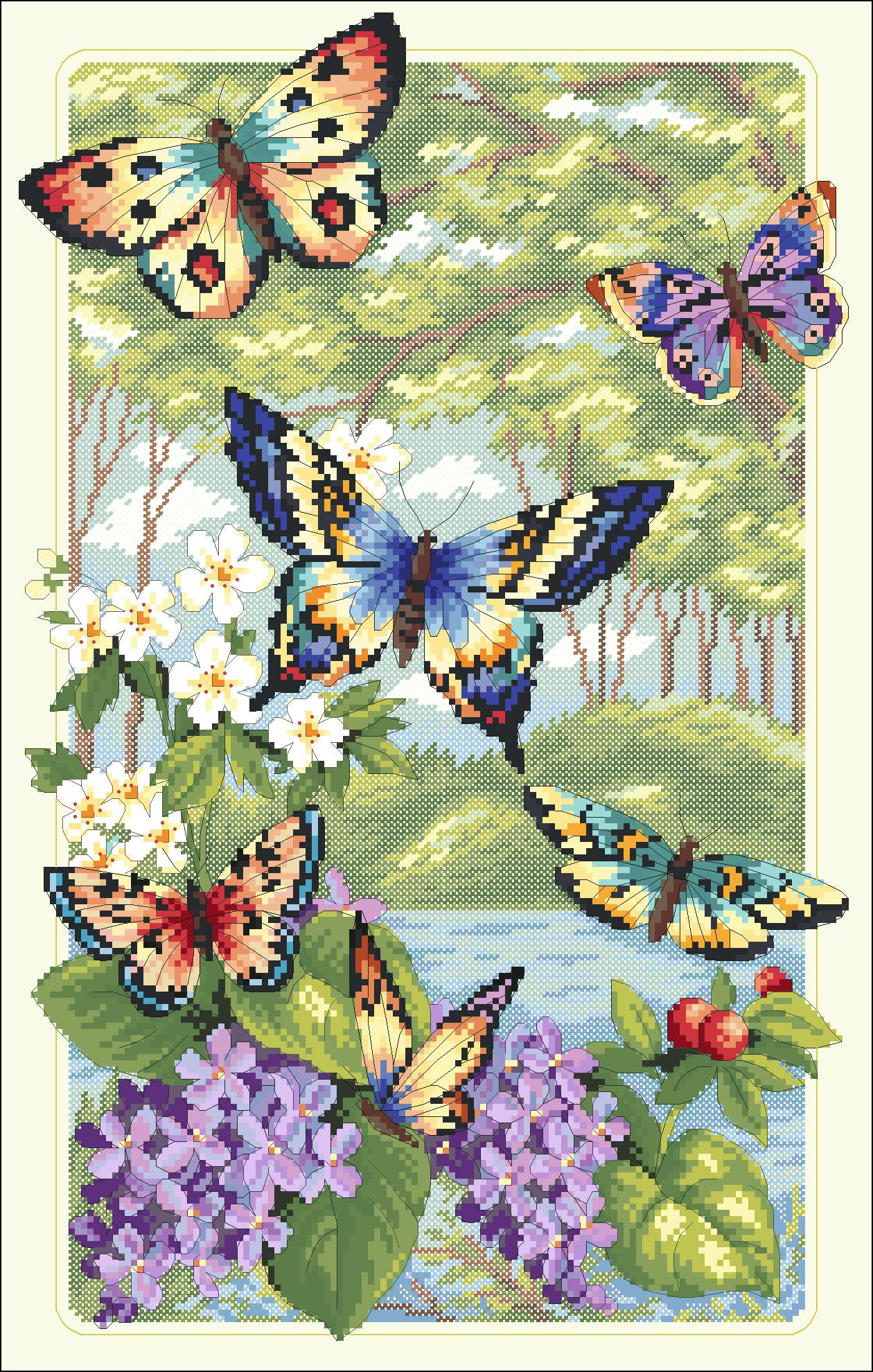 Tranh thêu chữ thập isd008
