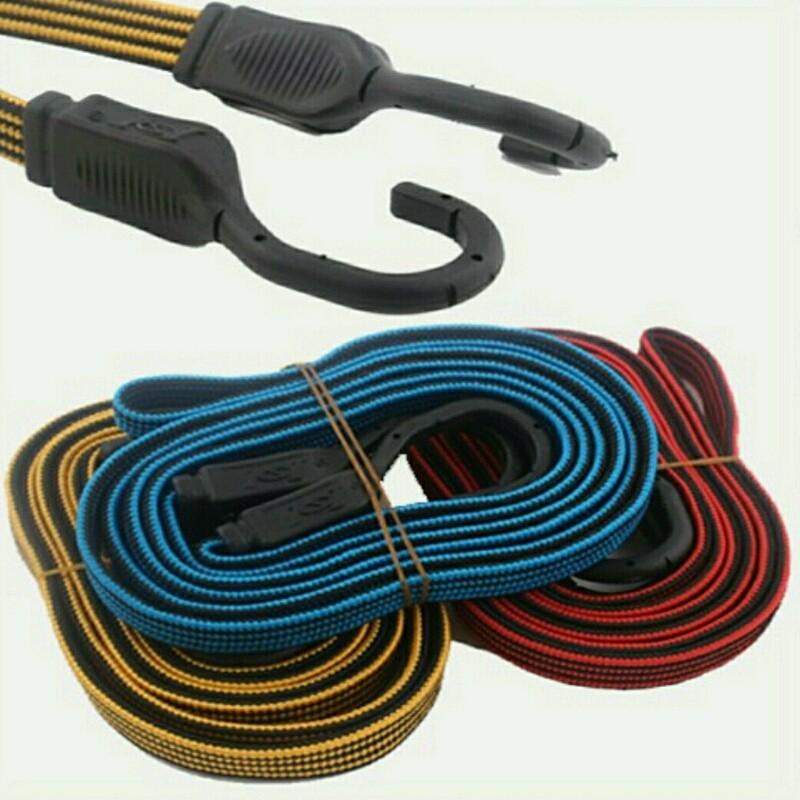 Dây chun buộc đồ móc thép bọc nhựa - combo 3 cái