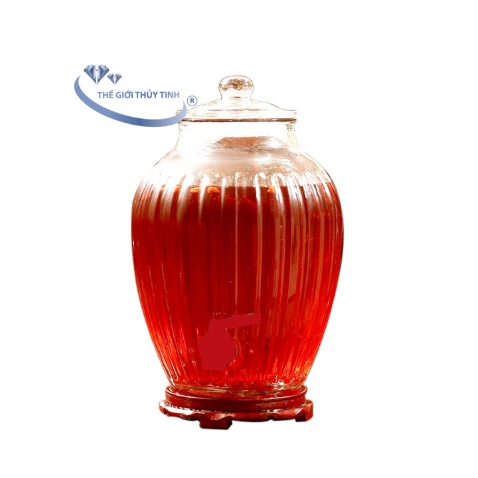 Bình Ngâm Rượu Sâm Thủy Tinh 10 Lít - 217 Không Van