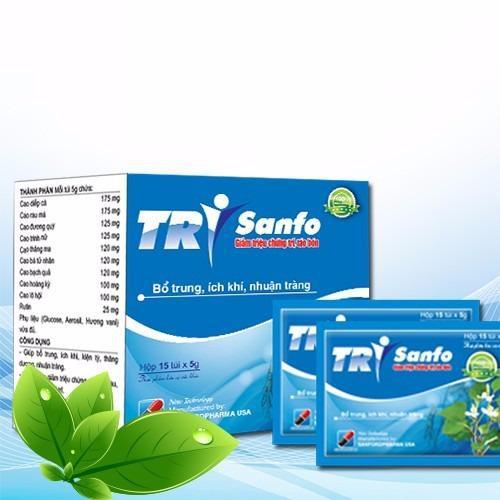 TRISANFO - Hết lo bệnh trĩ