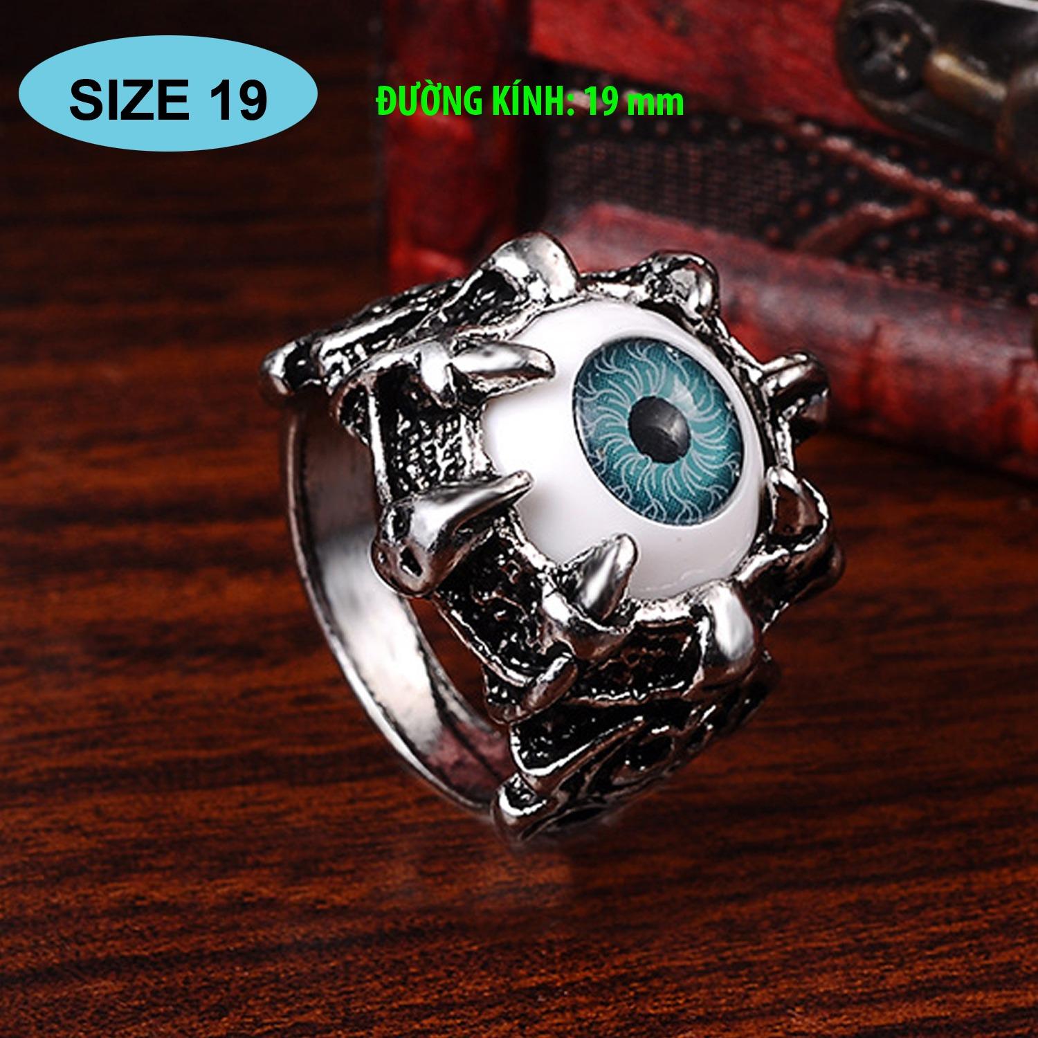 Nhẫn nam Titan hình Mắt quỷ Lucifer -332