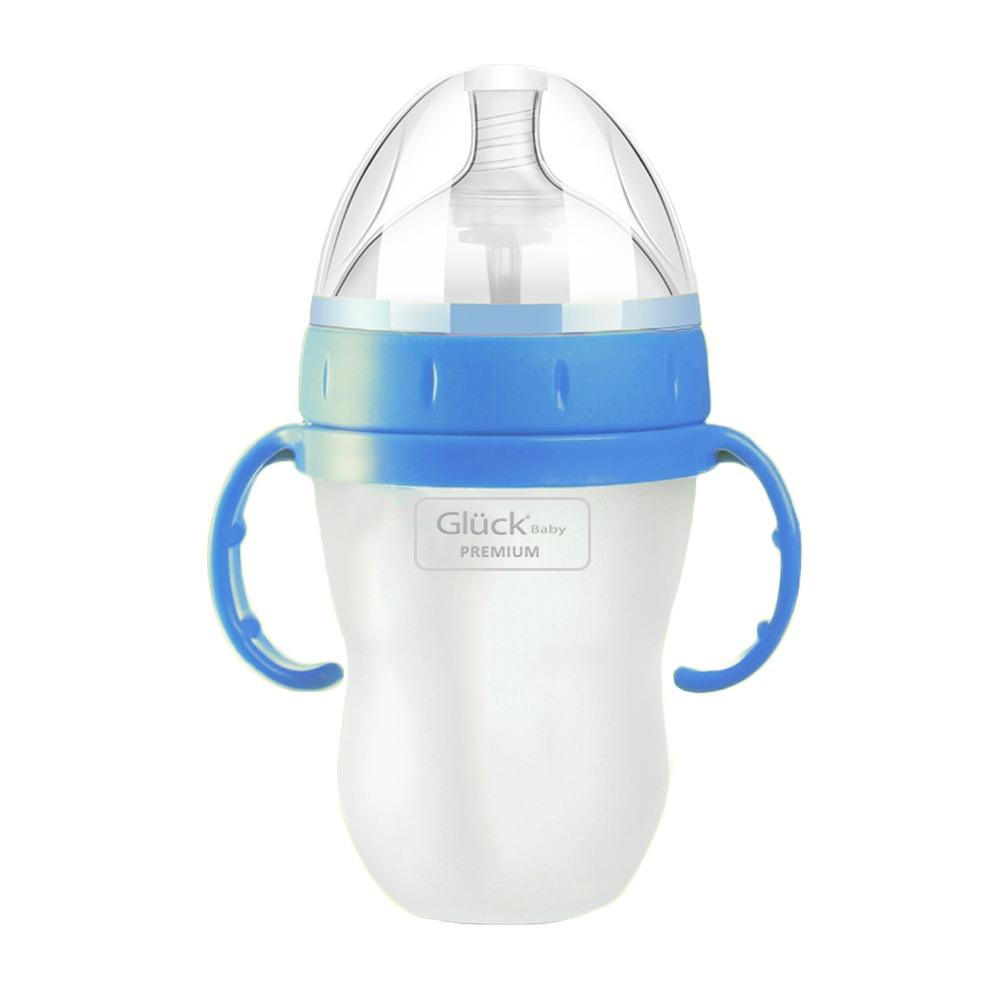Bình sữa silicon Gluck Premium 240ml