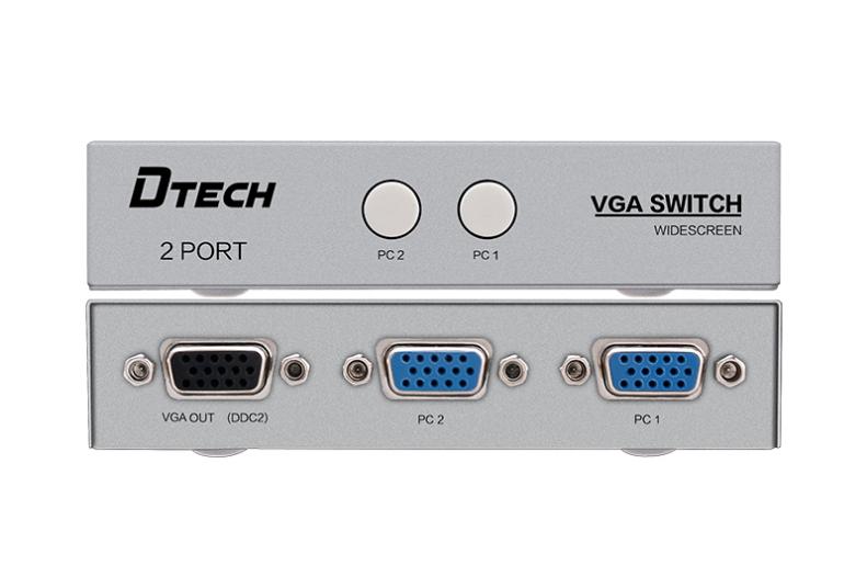 Bộ chia tín hiệu vga 2 vào 1 ra dtech dt-7032