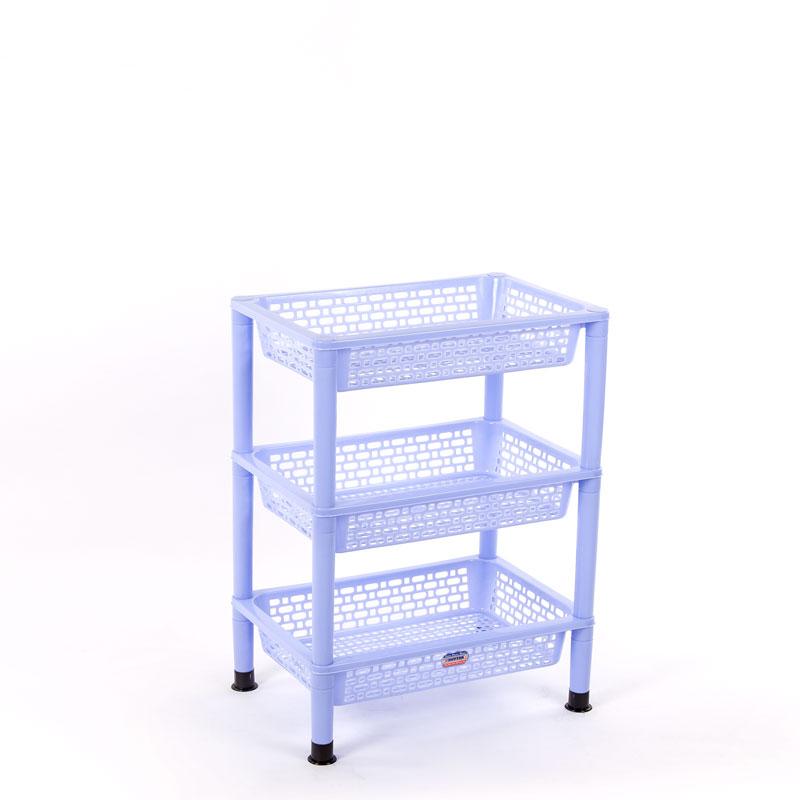 Kệ chén lỡ 3 tầng cao cấp duy tân - màu ngẫu nhiên 45 x 31 x 59 cm