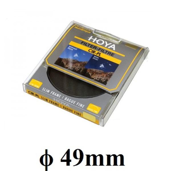 Kính lọc Hoya Filter 49mm CIR-PL Slim giảm sự tương phản giữa bầu trời và mặt đất bầu trời sẽ có màu xanh đậm hơn sâu hơn