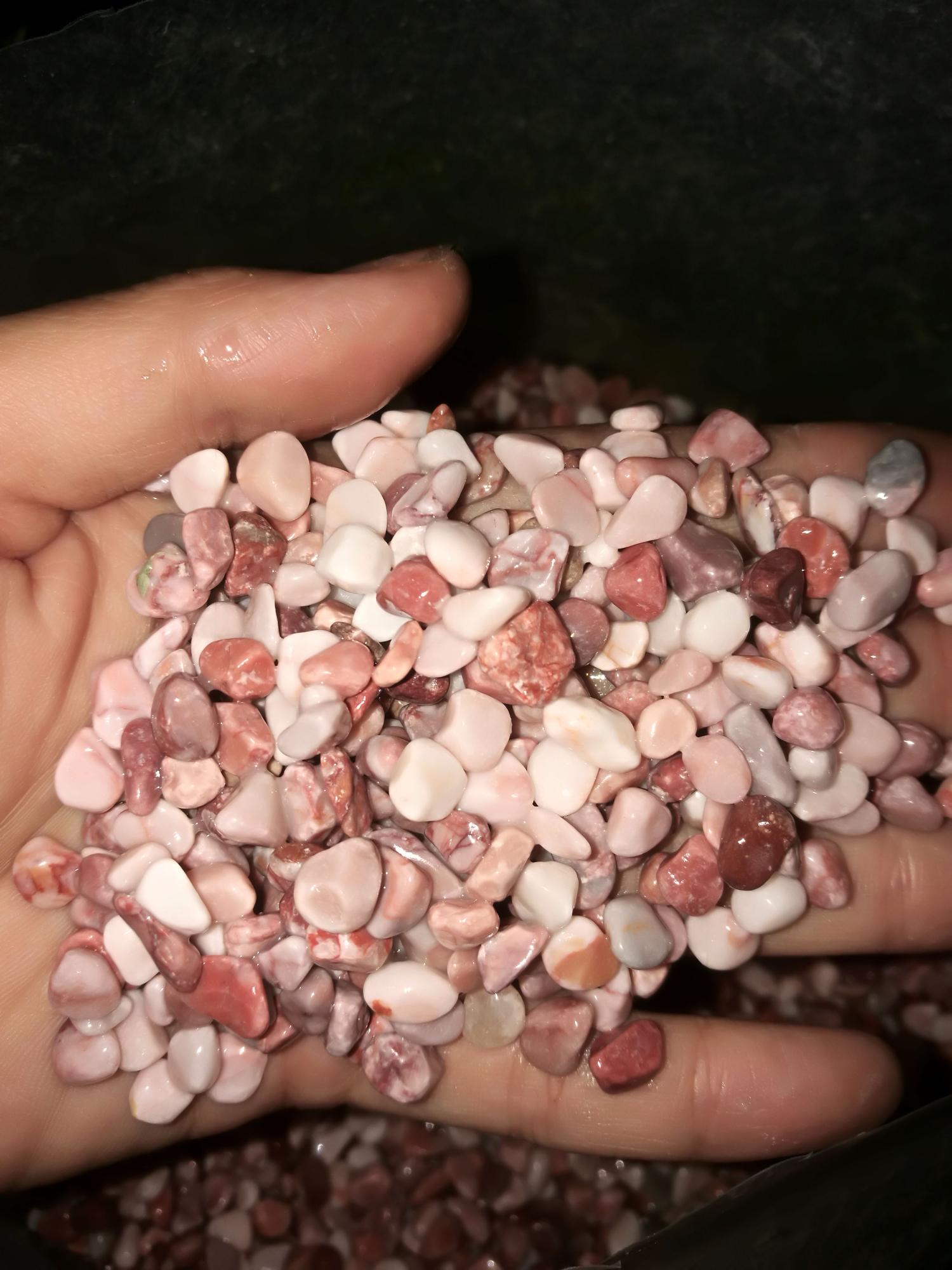 [HCM]Sỏi hồng trang trí hồ cá chậu cây nữa kg (500gram)