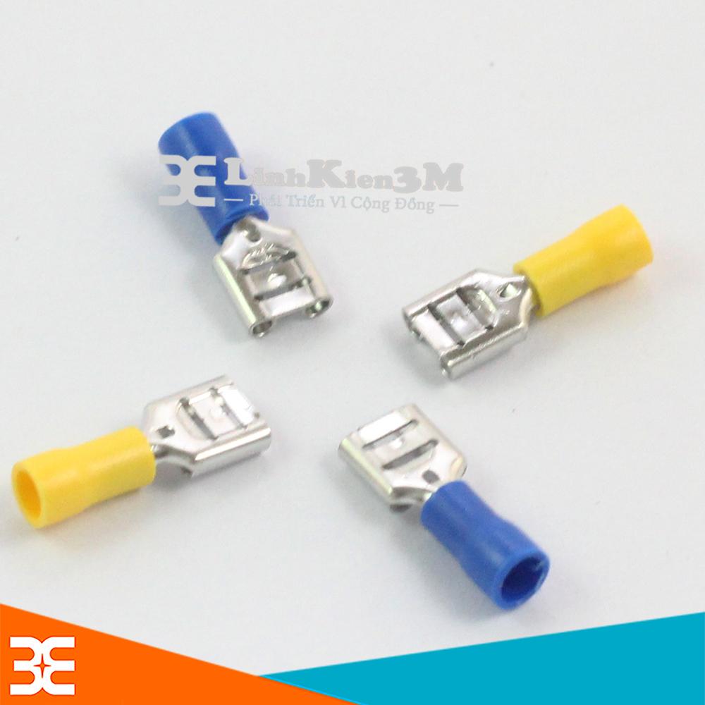 Đầu Cốt Điện-Cốt Chữ T FDD2-250 (Gói 100 Chiếc màu đỏ)