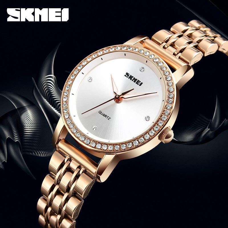 Đồng hồ nữ Skmei 1311 Dây thép không rỉ mẫu mới nhất trong năm của hãng DH0805