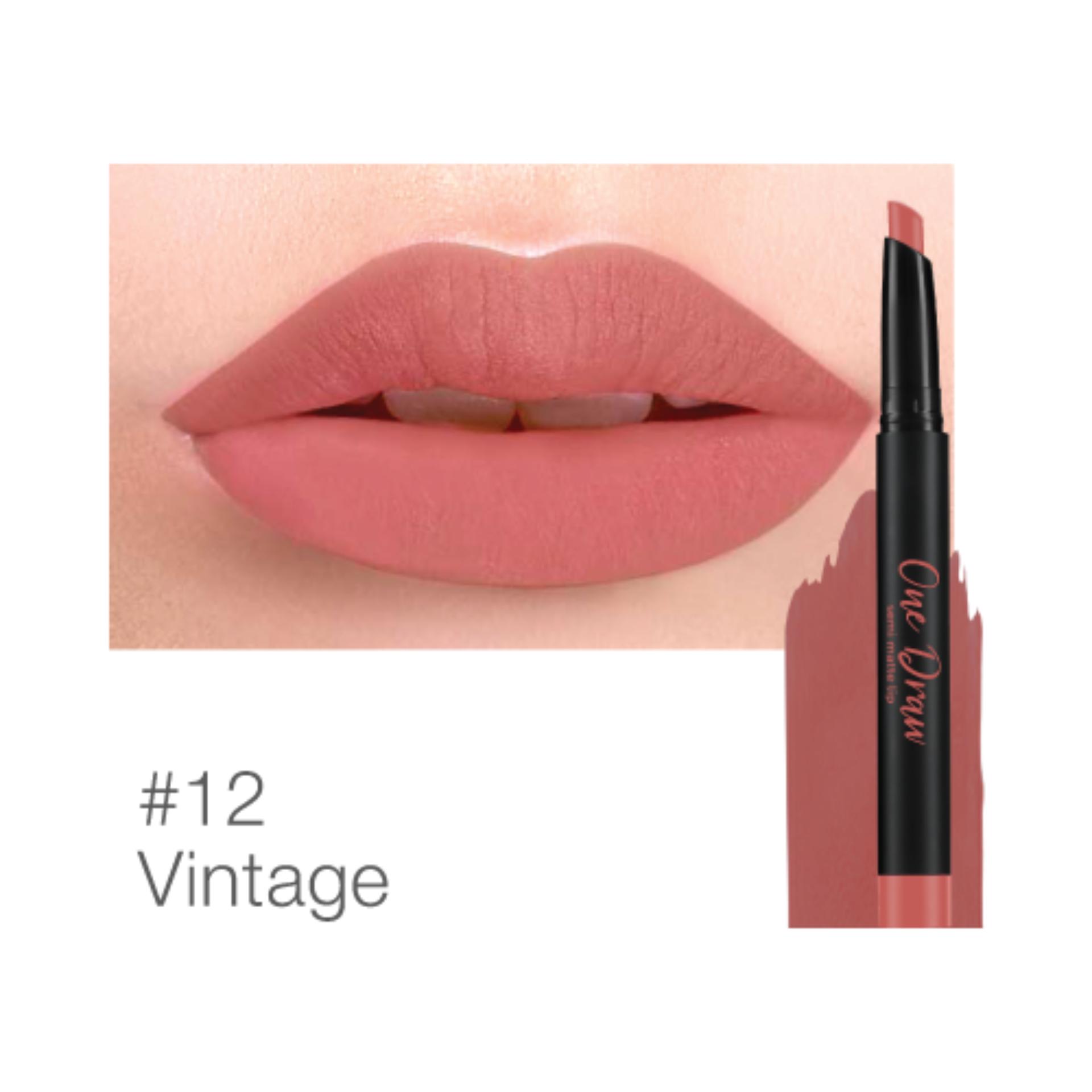 Son bút chì one draw semi matte lip 1.5g