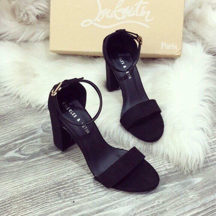 DÉP CAO GÓT ĐẾ VUÔNG 5 PHÂN DA LỘN