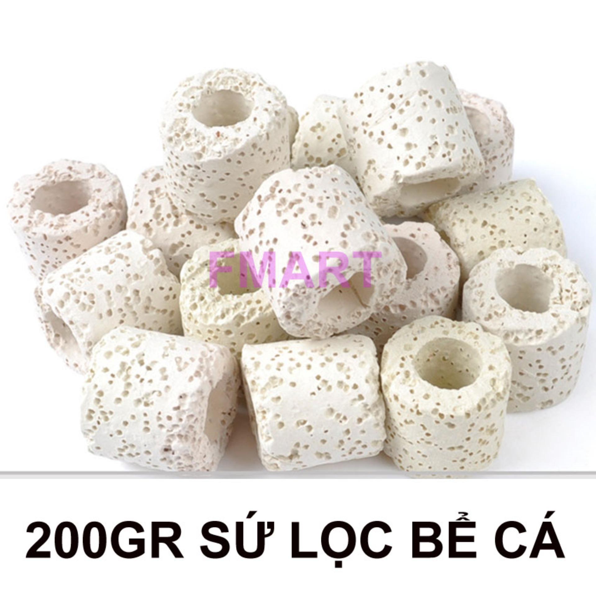 Sứ Lọc Bể Cá túi 1.2KG vật liệu lọc nước hồ cá, bể cá cảnh, hồ thủy sinh