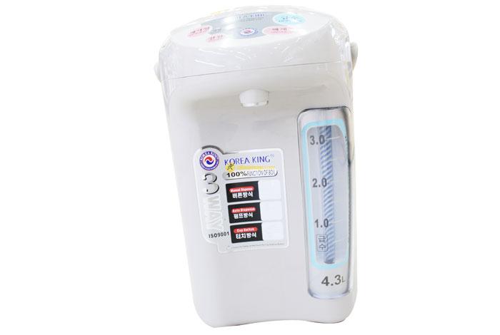 Bình thủy điện korea king kbm-43e 4,3l - bảo hành 12 tháng