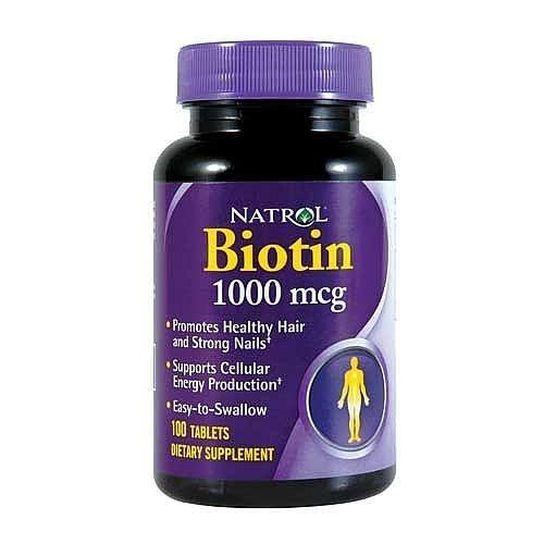 Thuốc mọc tóc dưỡng móng natrol biotin 10000 mcg