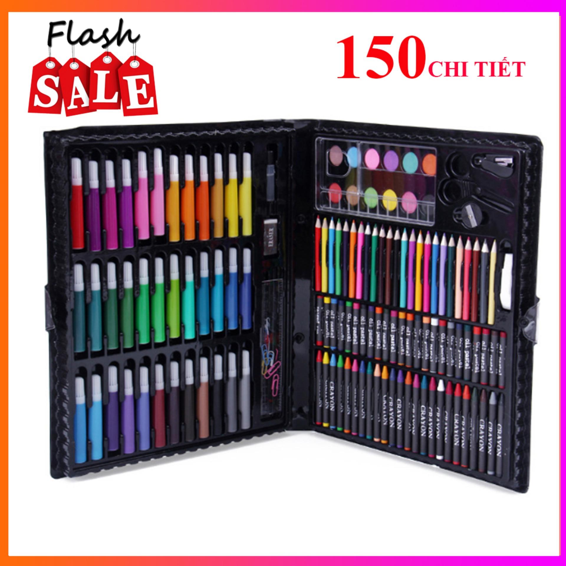 Bộ bút màu 150 chi tiết loại to