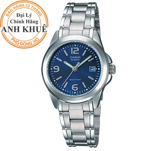 Đồng hồ nữ dây kim loại casio anh khuê ltp-1215a-2adf