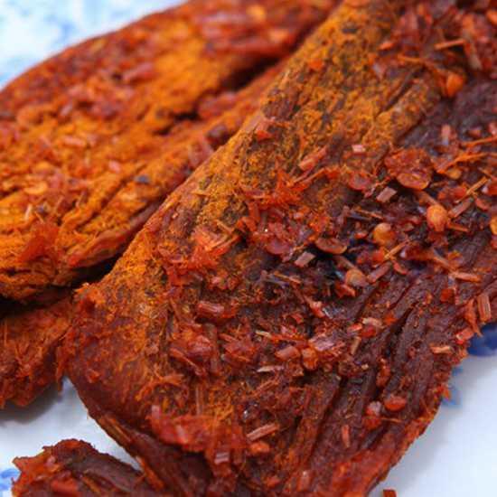 500 gram bò khô miếng ( heo giả bò)