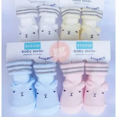 COMBO 5 Đôi Vớ/ tất sơ sinh siêu mịn Baby sock (0-6m)