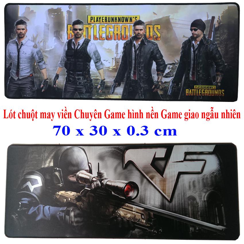 Miếng lót chuột Chuyên Game có may viền 70 x 30cm Size Lớn S1 - Loại MousePad Control và Speed