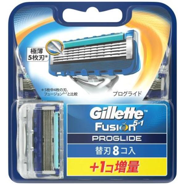 Vỉ 9 Lưỡi Dao Cạo Râu Gillette Fusion Proglide 5+1