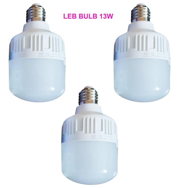 Bộ 3 bóng đèn led Bulb chống nước 13w ( ánh sáng trắng )