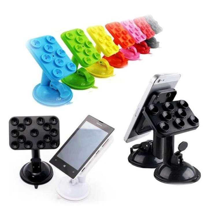 Giá Đỡ Điện Thoại xoay 360 độ đế hút chân không siêu tiện lợi ( màu ngẫu nhiên )