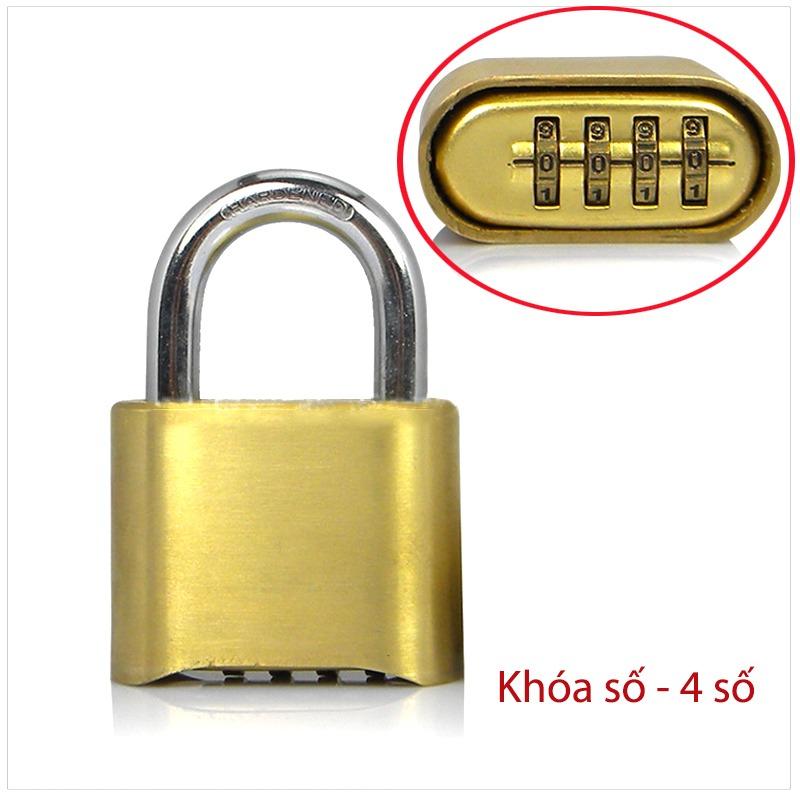 Khóa số chống trộm D5061, loại tốt với 4 số có thể thay đổi được mã số