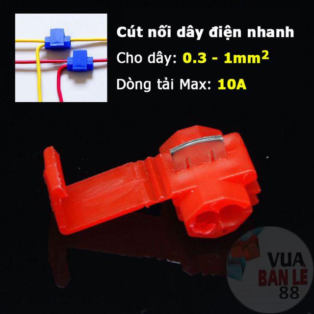Bộ 20 Cút nối dây điện kẹp phân nhánh 10A (nhỏ)