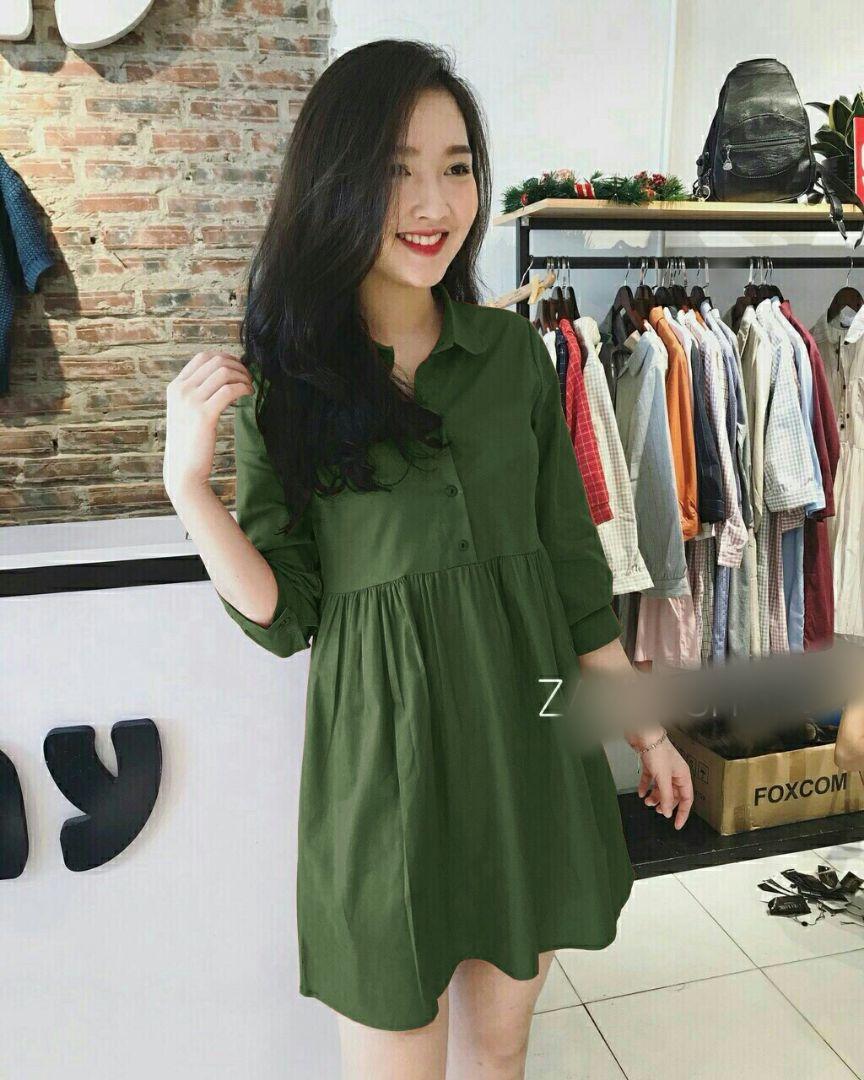 Đầm sơ mi siêu xinh d798