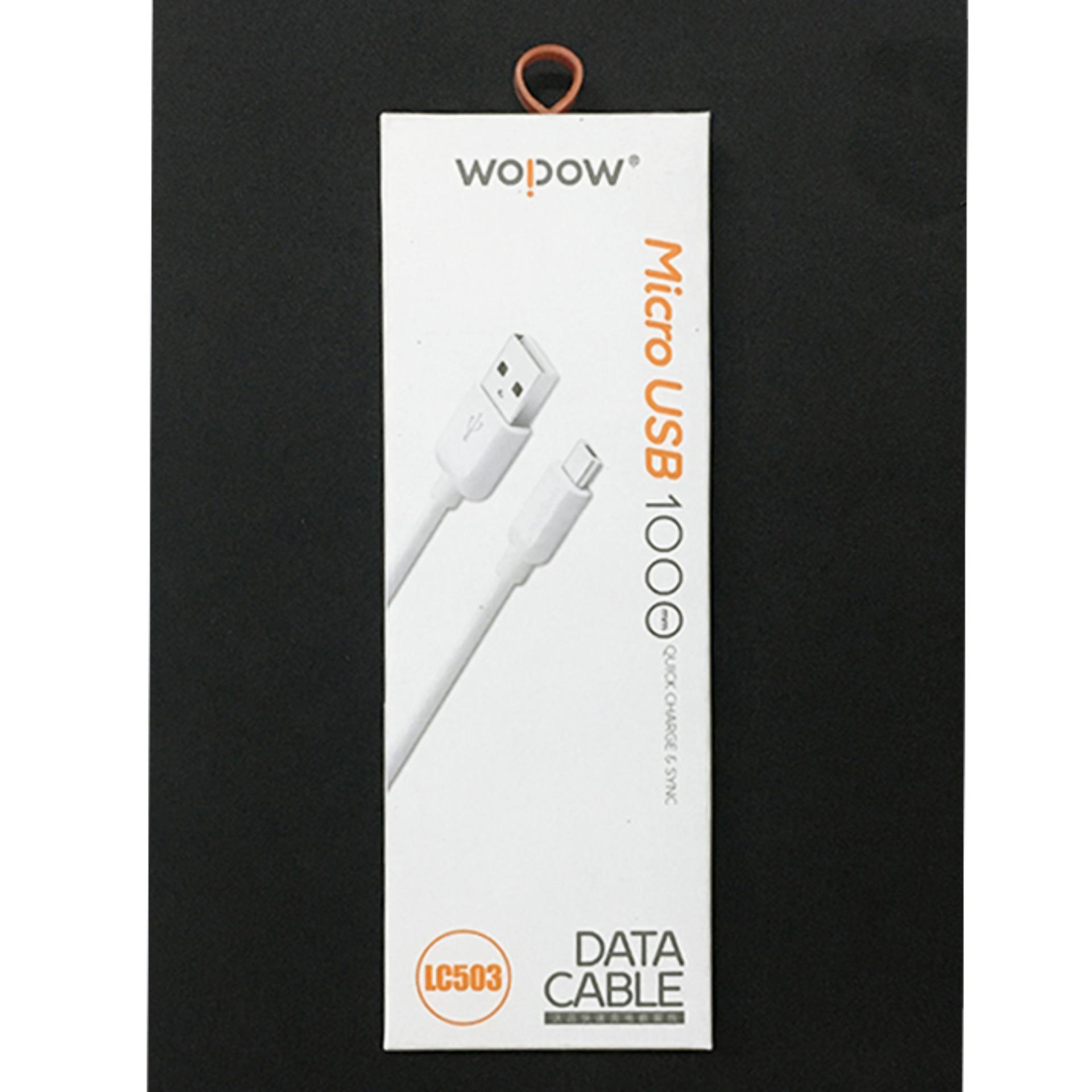 Cáp micro usb 1 m wopow lc503