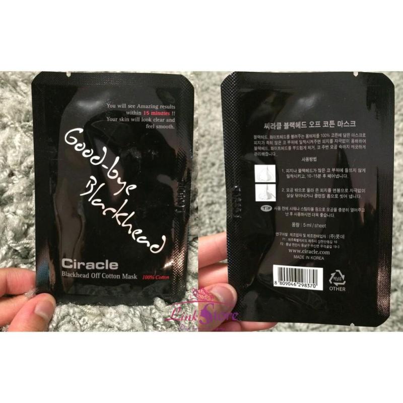 Combo 5 miếng mặt nạ đẩy mụn đầu đen Ciracle Goodbye Blackhead