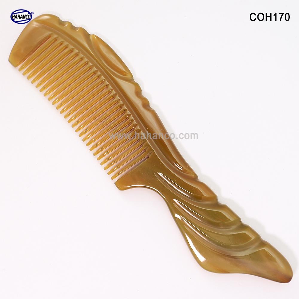 Lược sừng xuất Nhật - COH170 (Size: L - 20cm) Đuôi cá koi - Horn Comb of HAHANCO