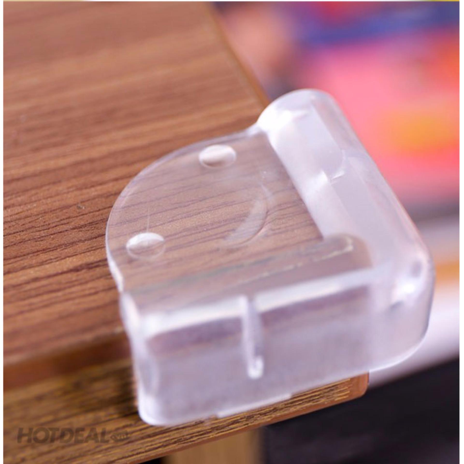 Bộ 8 nút bịt góc bàn an toàn cho bé