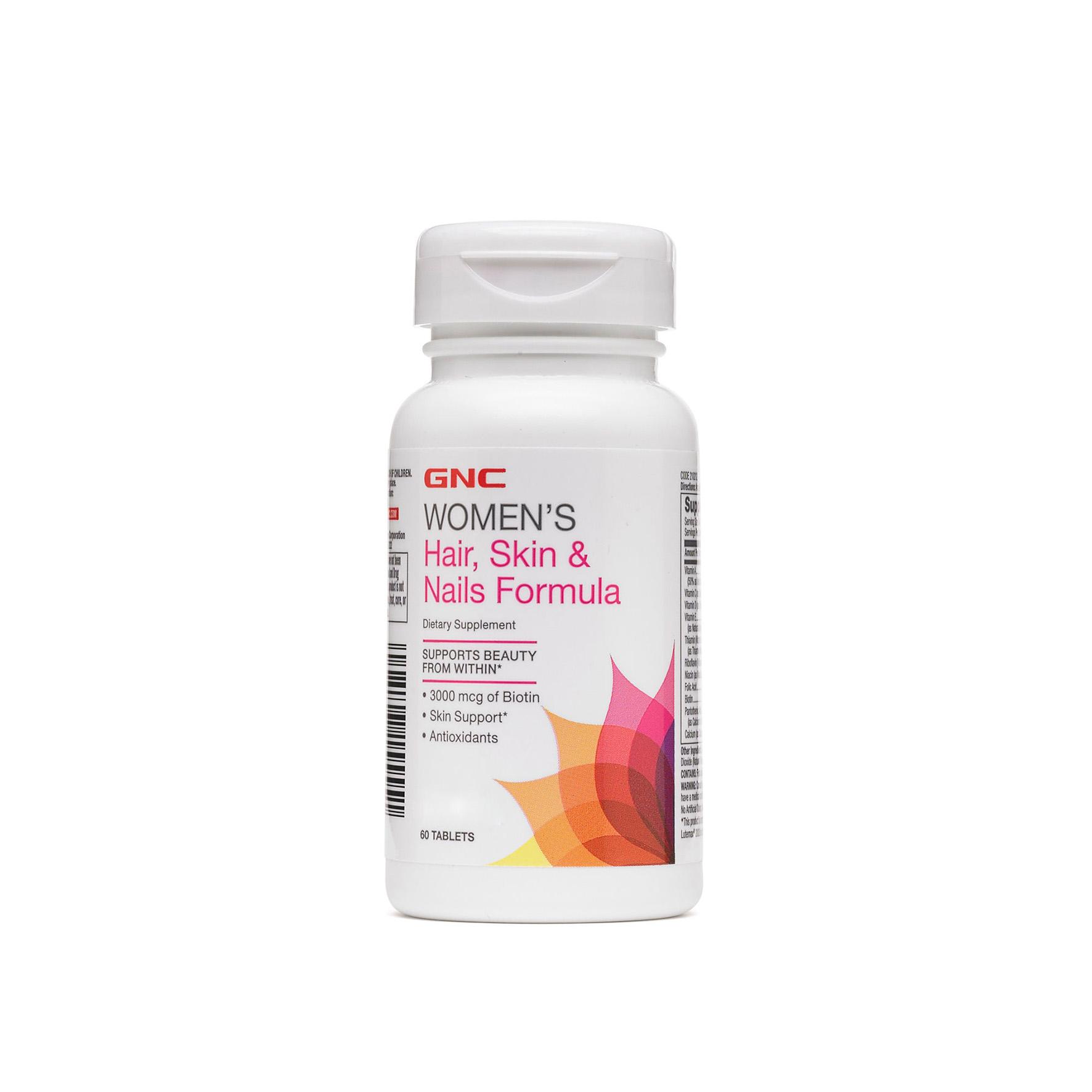 Viên Uống Bổ Sung Vitamin GNC HAIR, SKIN AND NAILS Chai 60 Viên Đang Ưu Đãi Giá Viên Uống Bổ Sung Vitamin GNC HAIR, SKIN AND NAILS Chai 60 Viên Đang Ưu Đãi Giá