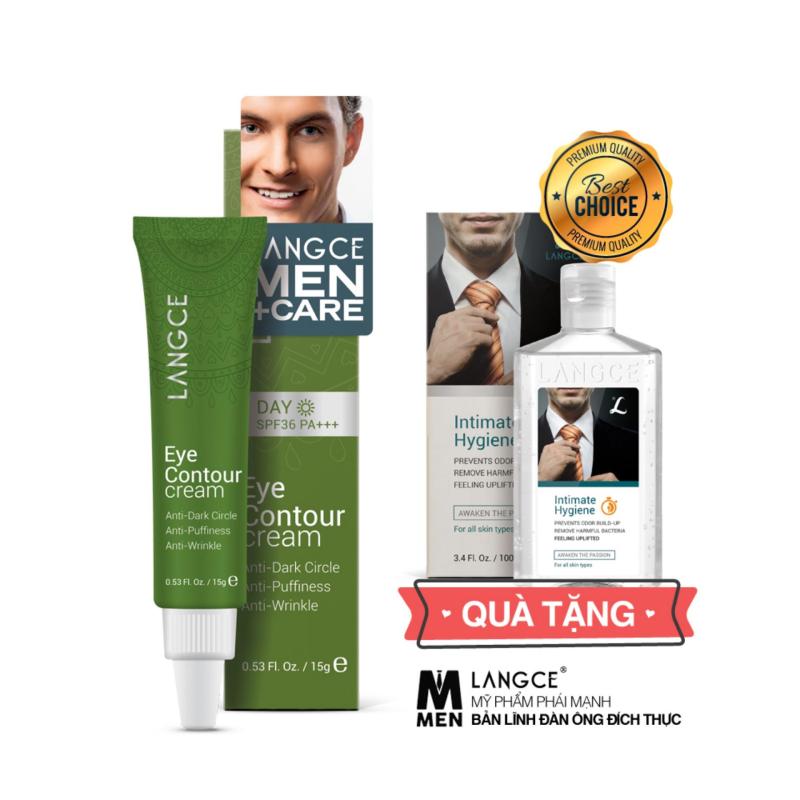 Kem Ngừa Thâm Quầng Mắt, Bọng Mắt, Chống Nhăn - 15ml Kem Ngày cho Nam TẶNG Gel Vệ Sinh Vùng Kín Nam 100ml LANGCE giá rẻ