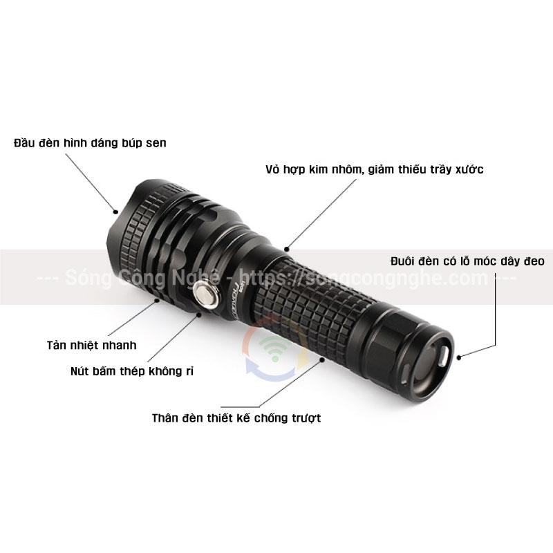 Đèn pin siêu sáng convoy bd01 - u2-1a