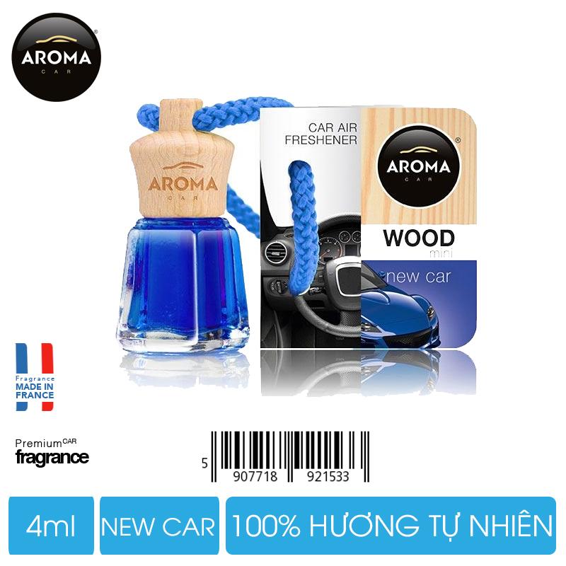 Tinh Dầu Treo Aroma Car Wood Mini 4ml - New Car/acw4-03 By Aroma Car Việt Nam