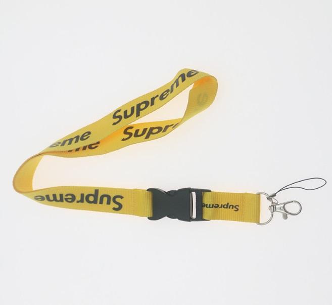 Dây đeo thẻ Lanyard Keychain Supreme Sup Dây đeo thể thao Cao Cấp màu vàng Dây đeo thẻ học sinh sinh viên nhân viên Văn Phòng Đa năng móc chìa khóa Thẻ xe buýt Phụ kiện thời trang đẹp phong cách