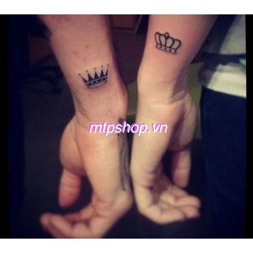 [HCM]Combo 6 tấm hình xăm dán couple 10x6cm (mua 2 combo tặng bắp tay mini 10x20cm)